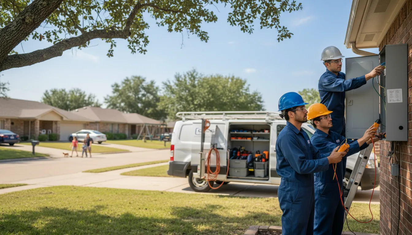 Certified electrician providing emergency electrical services in Cantonment, FL